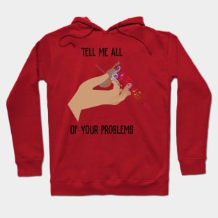 Tiny Violin FRONT & BACK in Color Hoodie